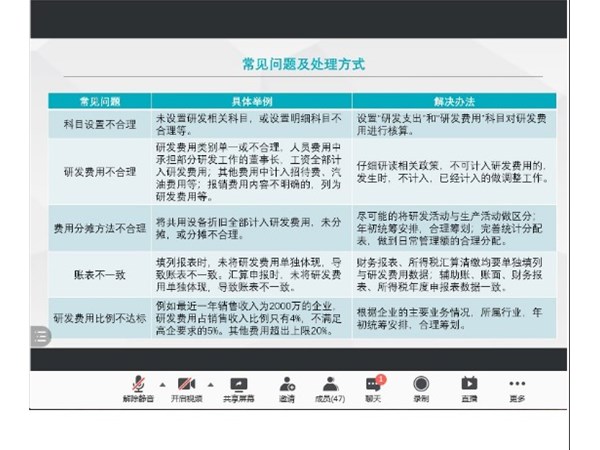 嘉企盾企業(yè)專利挖掘及研發(fā)輔助賬培訓(xùn)圓滿結(jié)束