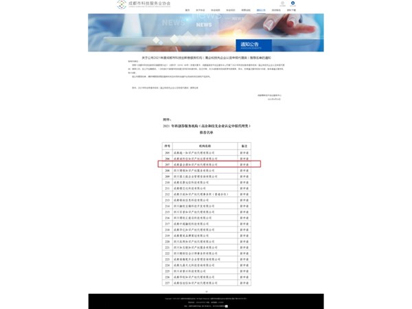 恭喜嘉企源順利入駐成都市科技創(chuàng)新券服務(wù)機構(gòu)